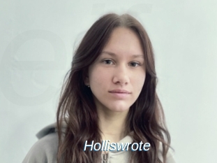Holliswrote