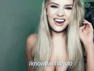 Iknowhannasolo